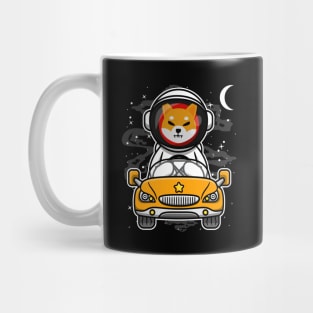 Astronaut Car Shiba Inu Coin To The Moon Crypto Token Shib Army Cryptocurrency Wallet HODL Birthday Gift For Men Women Mug